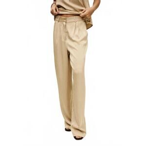 NEW BA&SH deloy pants in champagne